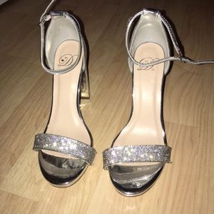 Rhinestone heels